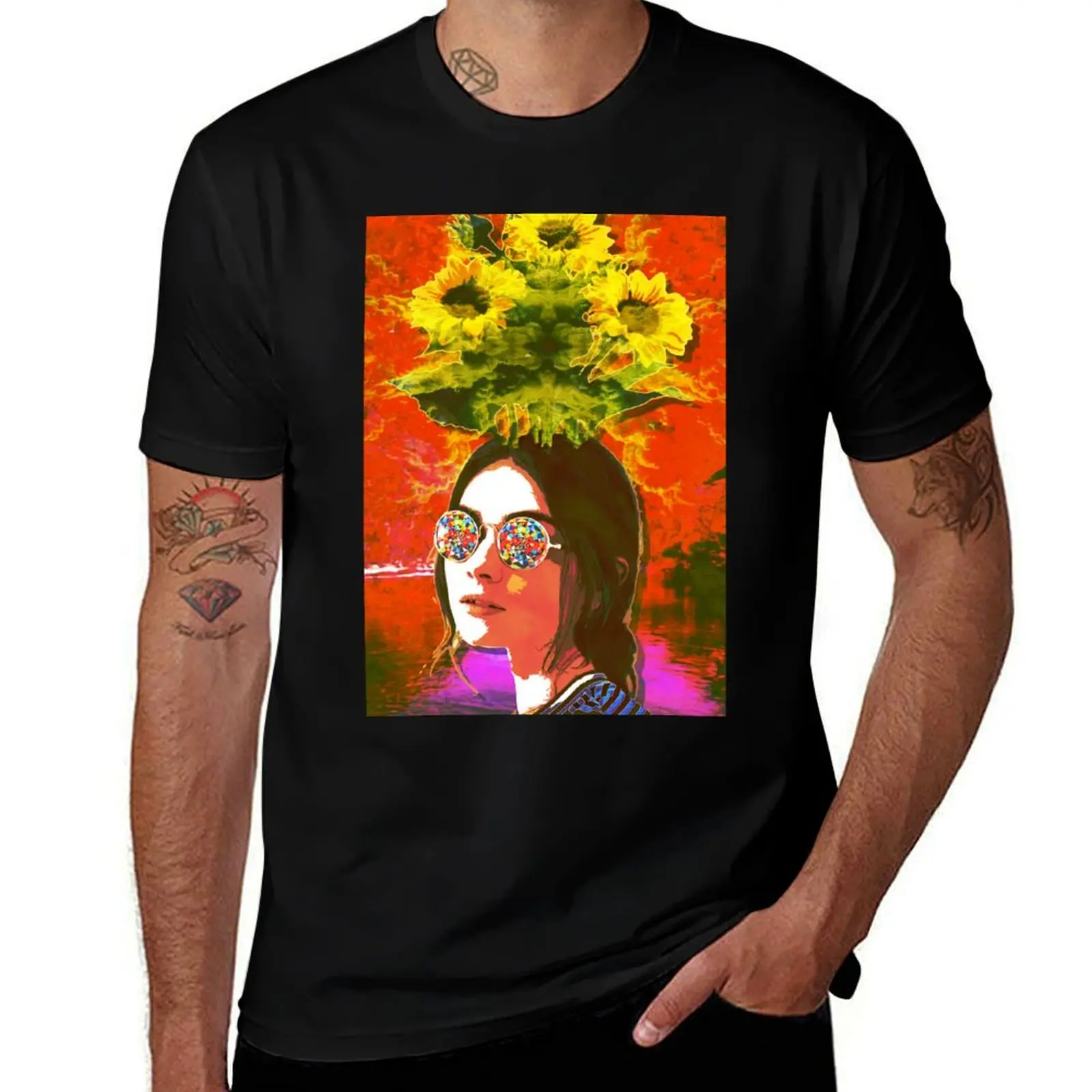 

The Girl with Kaleidoscope Eyes T-Shirt t shirt man luxury t shirt for man g man t shirts for men T-Shirt