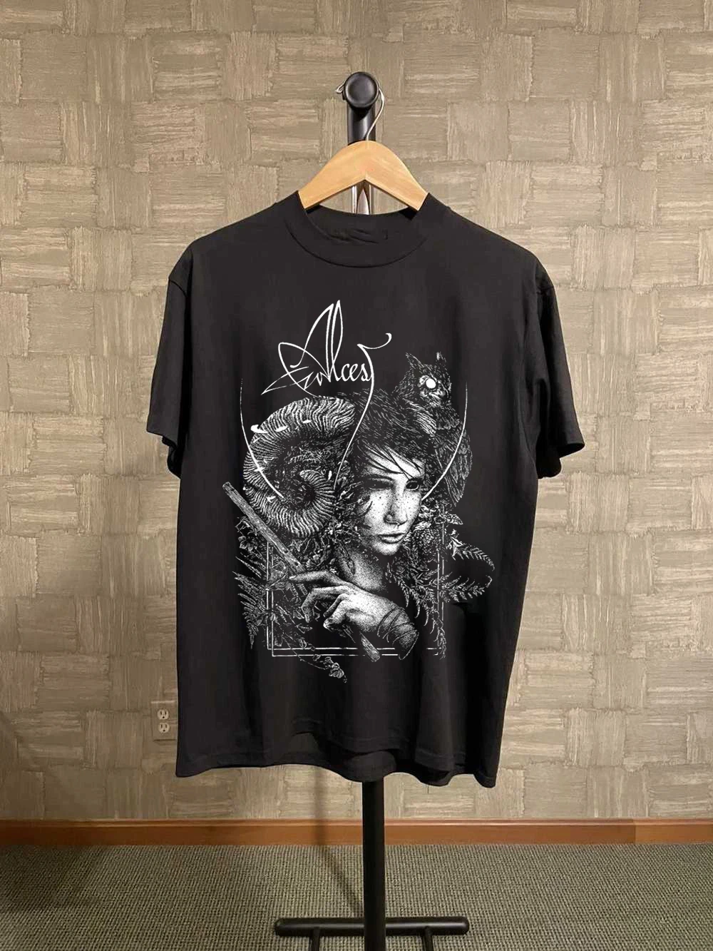 

NEW Alcest Band Tour Gift for Fan T-shirt T-shirt Men Women Unisex T-Shirt Short Sleeve Men Women Summer Crew Neck Cotton Tee