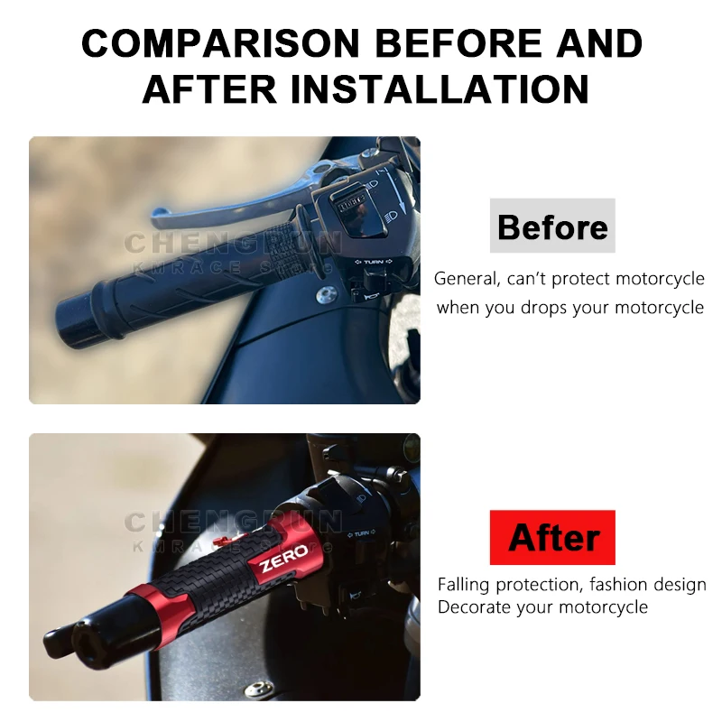 For Zero Motorcycles DS DSR FX FXE FXS SR/F SR SR/S 2017 2018 2019 2020 2021 22mm 7/8\