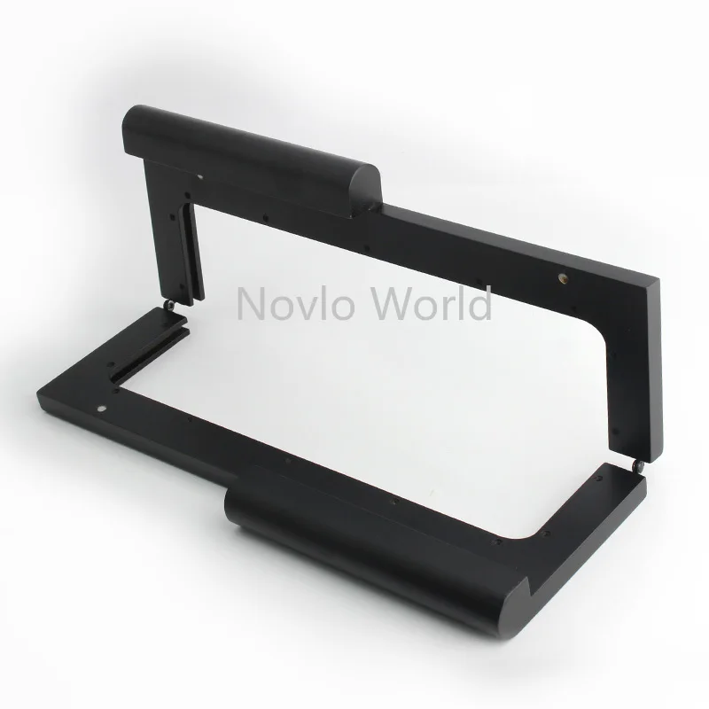 1-5pcs 32x12cm Factory Seller Hot Sale Fashion Black Solid Wood Frames For Handbag Purse Parts Accessories