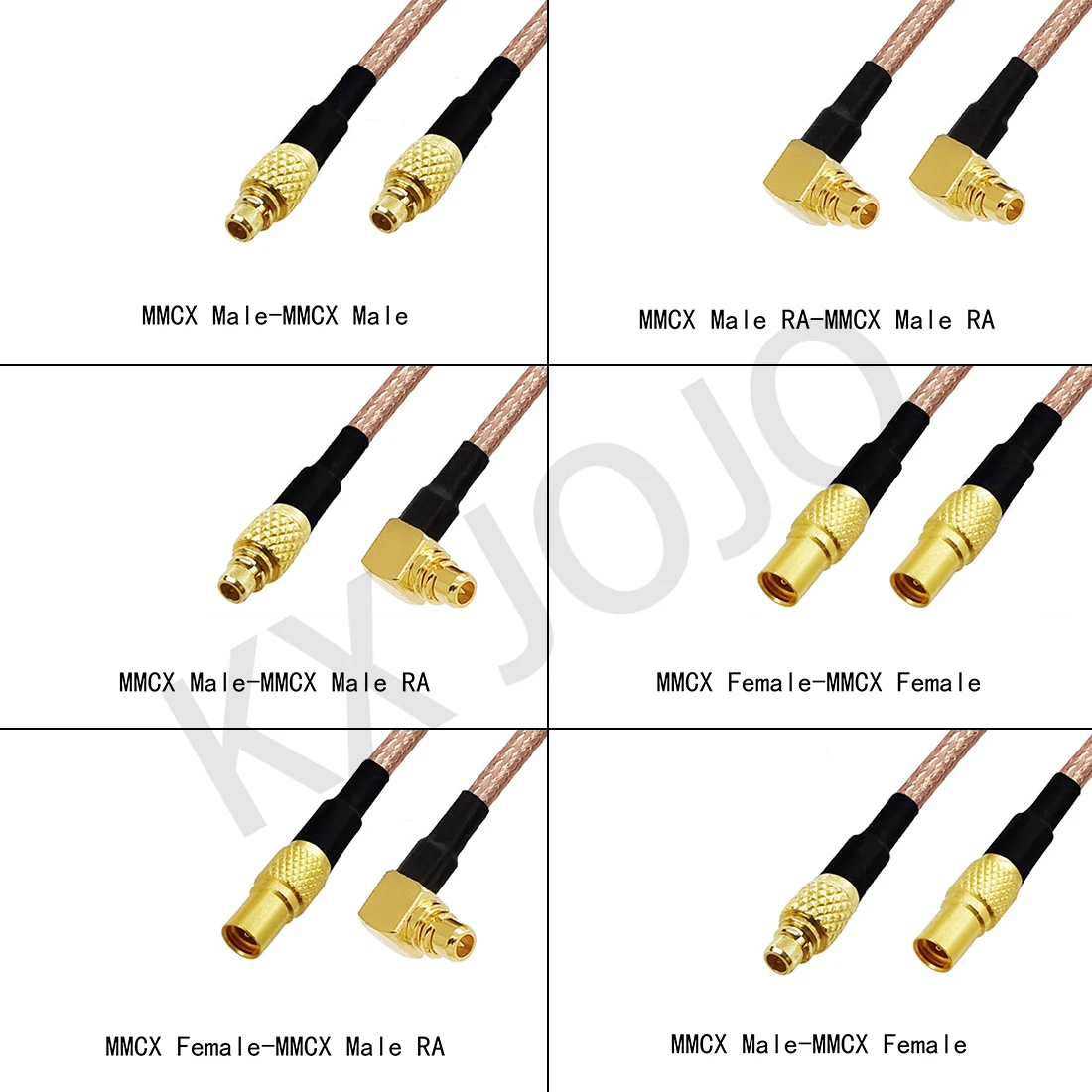 

Extended Cable MMCX to MMCX Female/Male Straight RA Jumper Cable WIFI/GSM/3G/GPS/4G RG316 Cable Module Connection Terminal