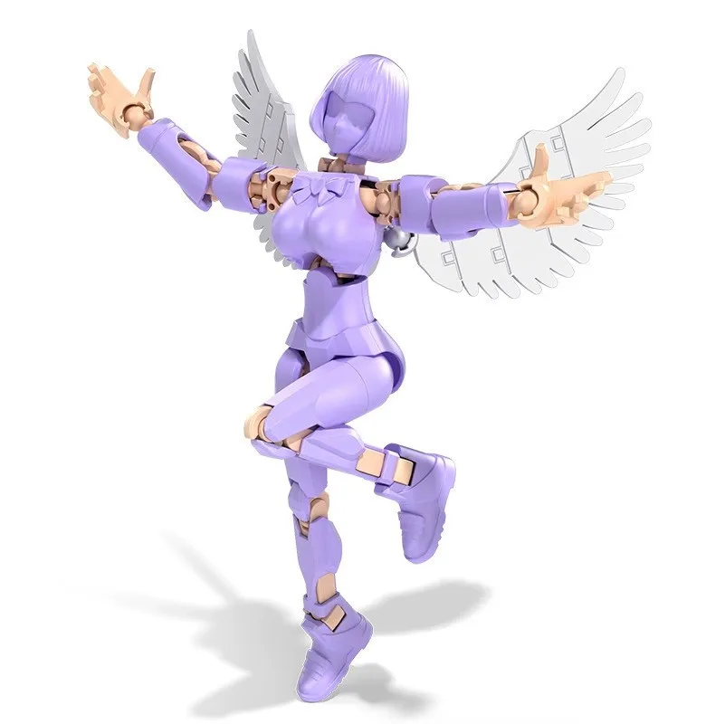 New Cartoon 3d Printed Female Action Figure Multi-Jointed Movable Model DIY Assembly Creative Mannequin Dummy Anime Robot Gifts