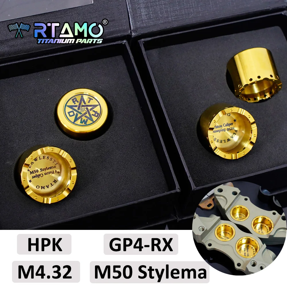 

RTAMO Titanium Gr5 Piston for Brembo M50 Stylema /M4.32 /GP4-RX /HPK Caliper