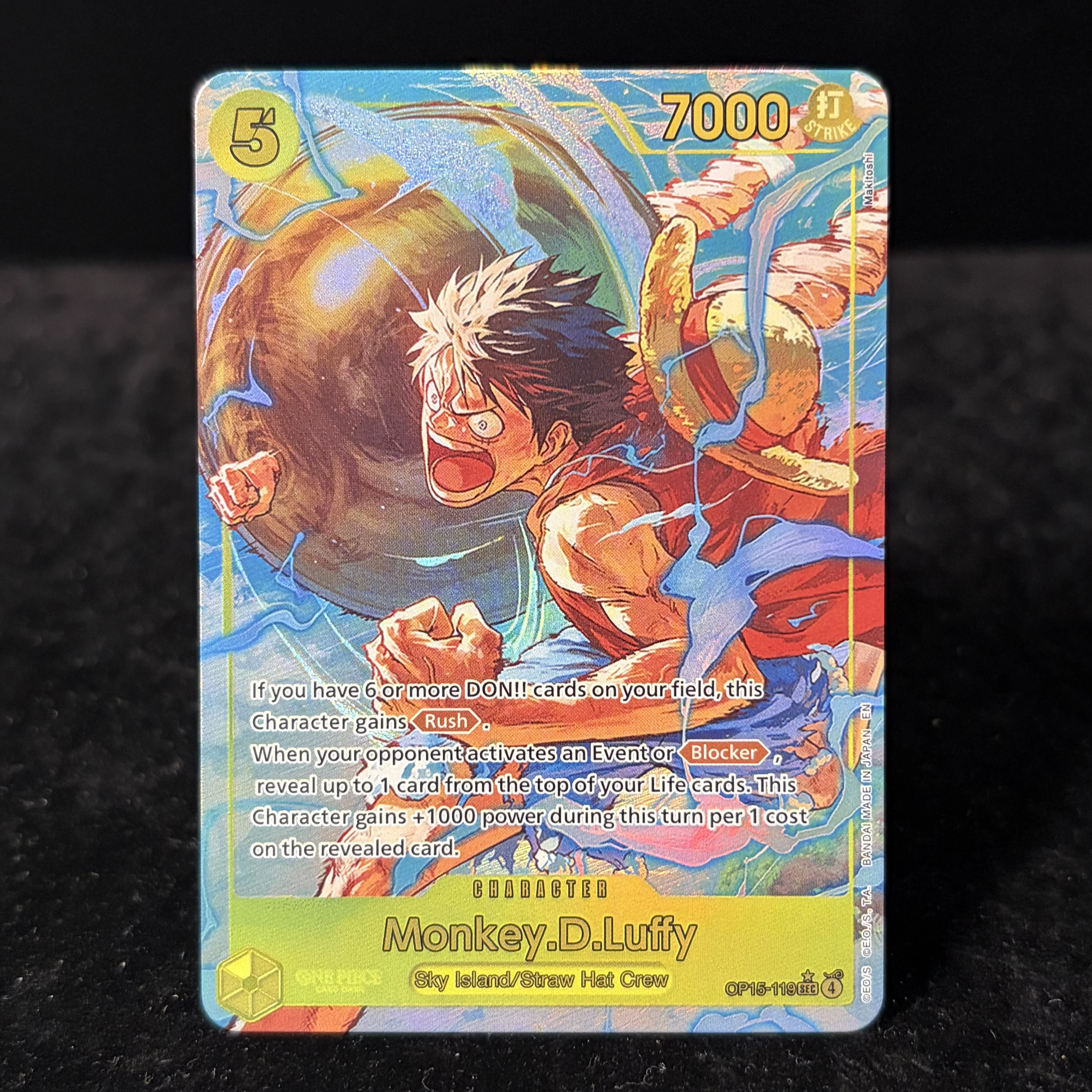 ONE PIECE EN Character Game Card OP05 OP15 OP16 SEC Foil Alternate