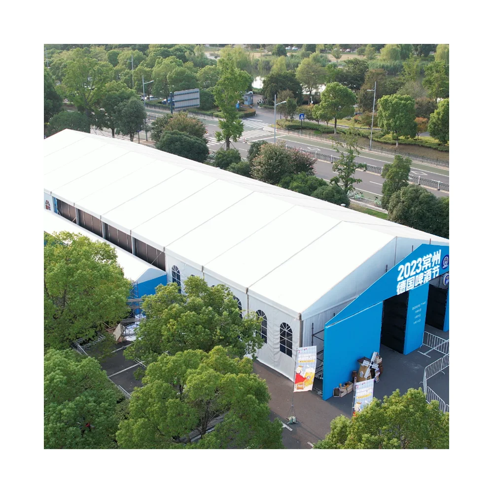 Custom 25x30m Large Marquee Tent Fireproof Aluminum Frame Waterproof Outdoor Celebration Wedding Party Event Tent Design