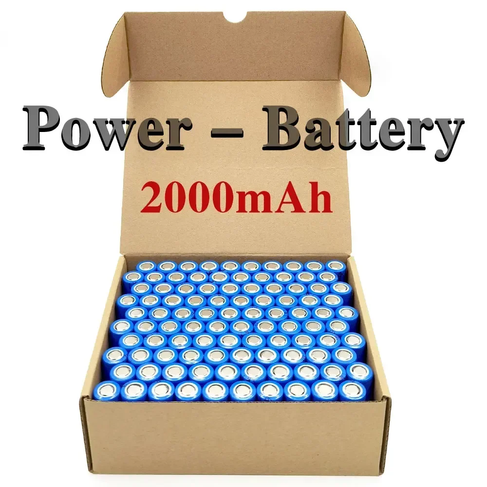 18650 New Manulife Rechargeable Battery 2000mAh 3.7V A-grade Lithium Battery Factory Direct Sales Power Internal Resistance 20