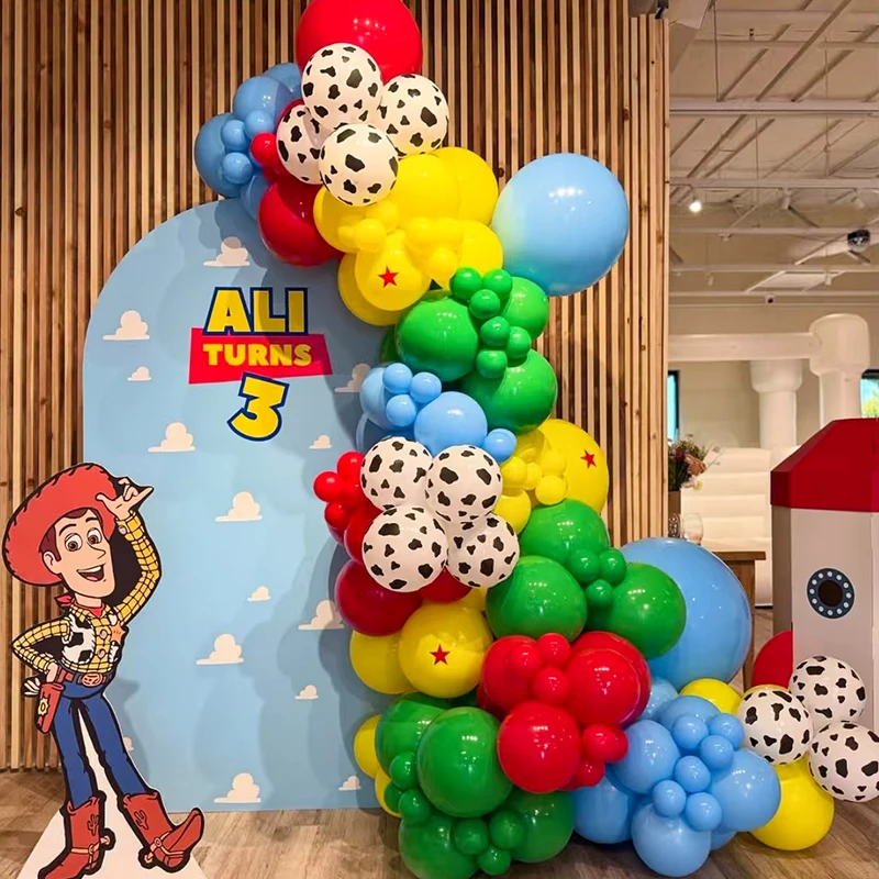 История игрушек, шериф Базз Лайтер, тематический набор, номер, гирлянда, арка, воздушный шар, детские принадлежности для дня рождения, подарок для детского душа, украшения