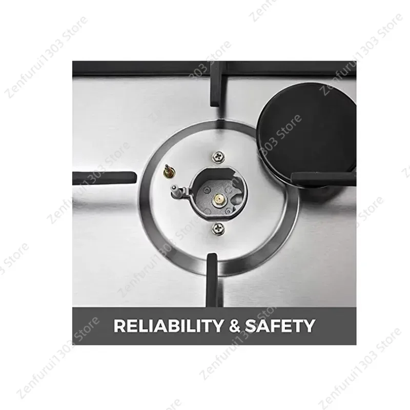 for Gas Stove Multi-head Cooking Utensil Stainless Steel 4-head Burner Cross-border Kitchen Appliance