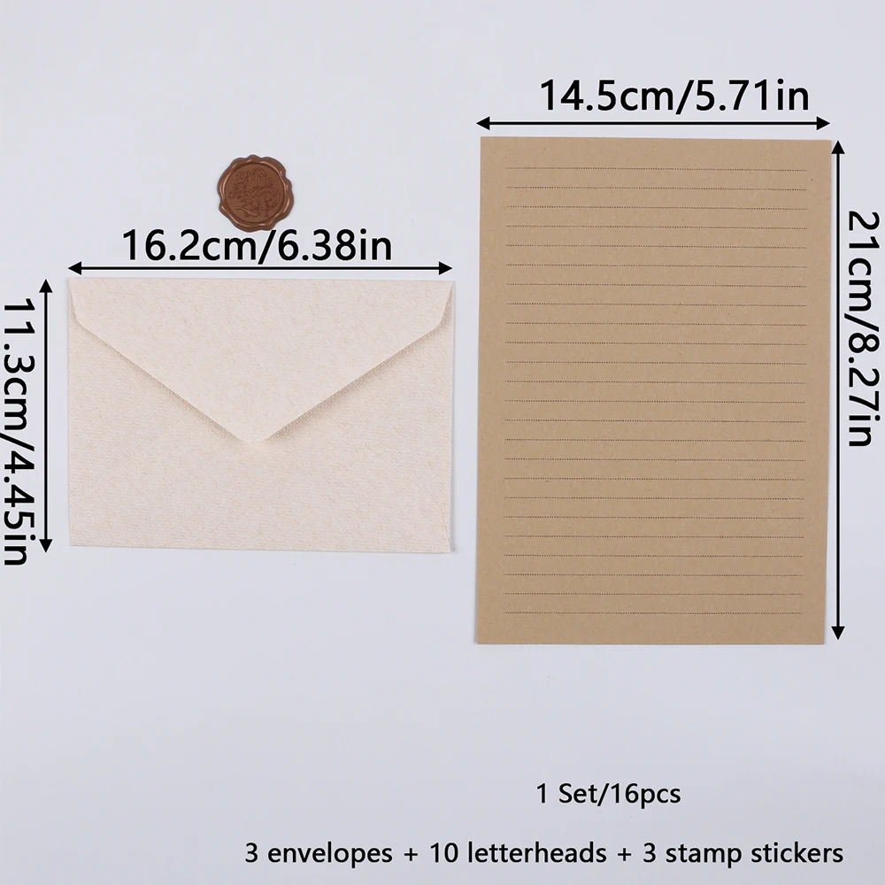 Stationery Set with Envelopes  - Wax Seal Stamp Kit review and price