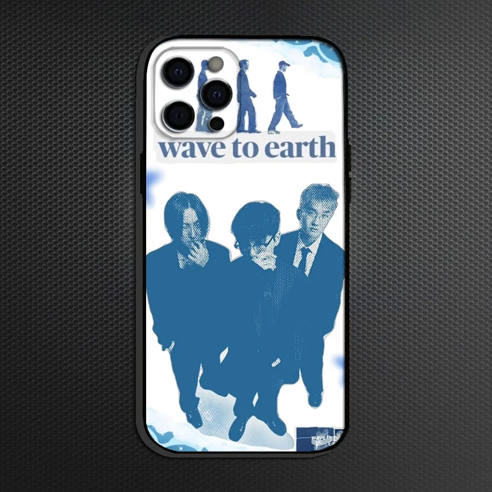 Wave To Earth Summer Flows Phone Case For iPhone 16,15,14,13,12,11 Plus,Pro Max, Soft Silicone Black Cover - Image 4
