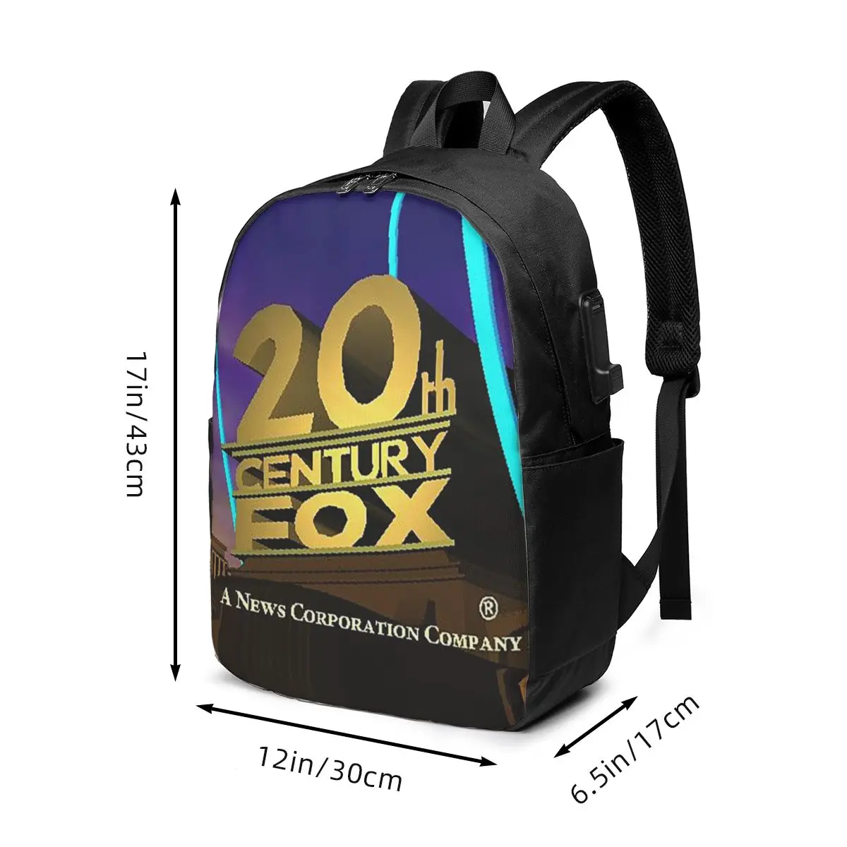 Immagine 7: Zaino classico 20th Century Fox, borsa da viaggio per notebook, borsa per computer, borsa per studenti universitari, borsa per laptop, borse a tracolla per uomo e donna