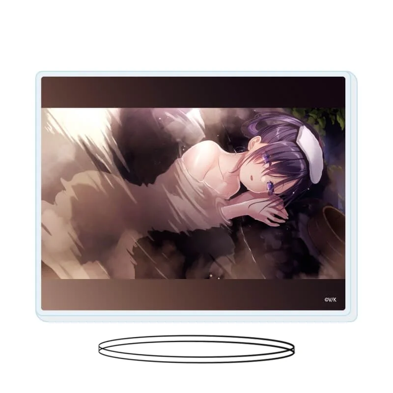 Visual Novel Game Anemoi Spica Tsujikura Hiiro Awayuki Rectangle Acrylic Stand Figure Model Plate Keychains Desk Decor