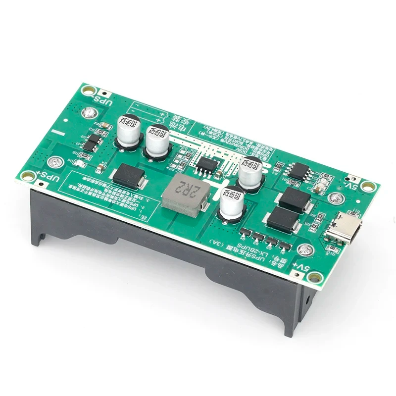 Type-C 15W 3A 18650 Lithium Battery Charger Module DC-DC Step Up Booster Fast Charge UPS Power Supply / Converter 5V 9V 12V
