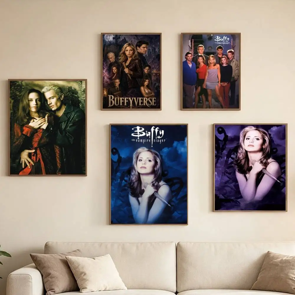 Buffy the Vampire S-Slayer Poster High Quality Dorm Living Room Aesthetic Wall Decoration Painting Stickers Gift