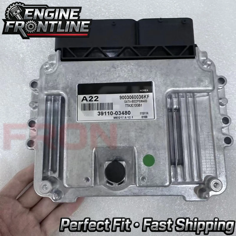New 39110-03480 A22 ECU MEG17.9.12.1 High Quality Engine Computer Board Control Module ECM Suit For Hyundai 3911003480