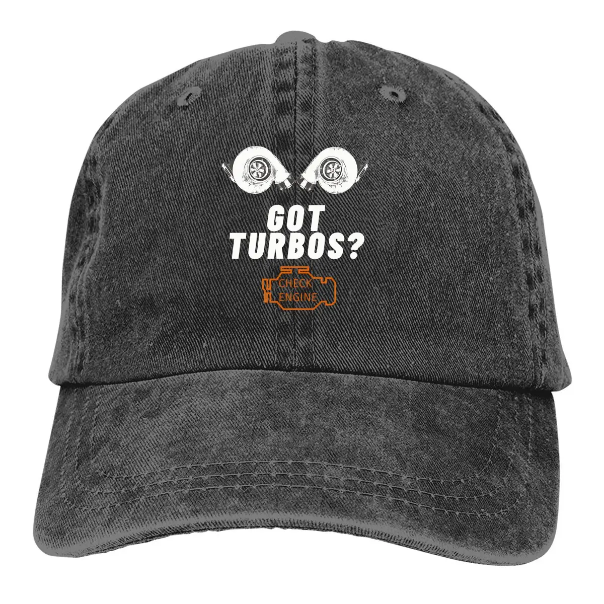 Got Turbos Baseball Cap Men Hats Women Visor Protection Snapback Check Engine Light Caps