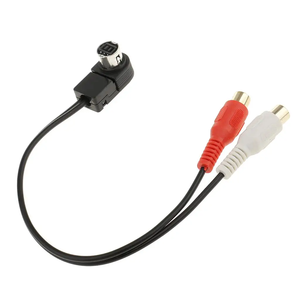 dolity Car Accessory Aux Input Cable for KCA-121B AI-NET RCA Auxiliary Cord connect Ai-net Adaptor to the CD Changer port
