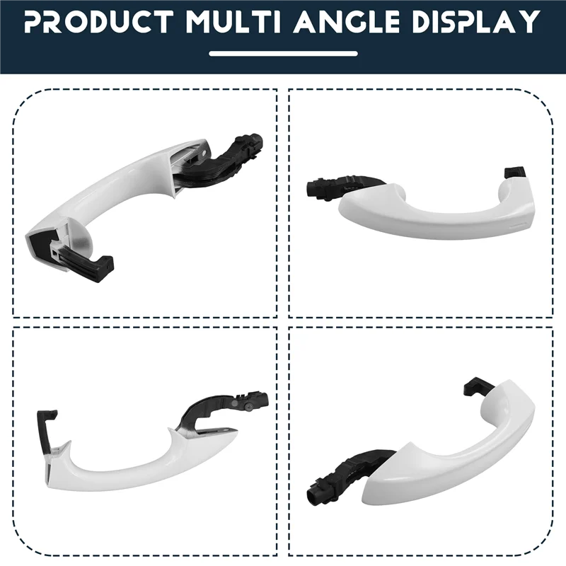 

Front Left Exterior Door Handles Exterior Door Handle Door Handle For VW Golf White