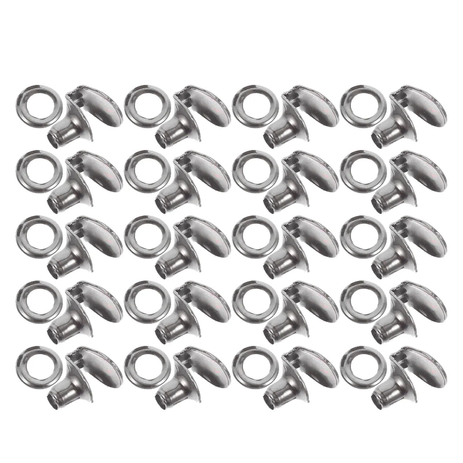 20pcs Shoe Buckle Accessories Craft Buckles For Diy Shoestring Hooks Brass Lace Repair Kit Boot Hook Set Metal Shoelace Fixing