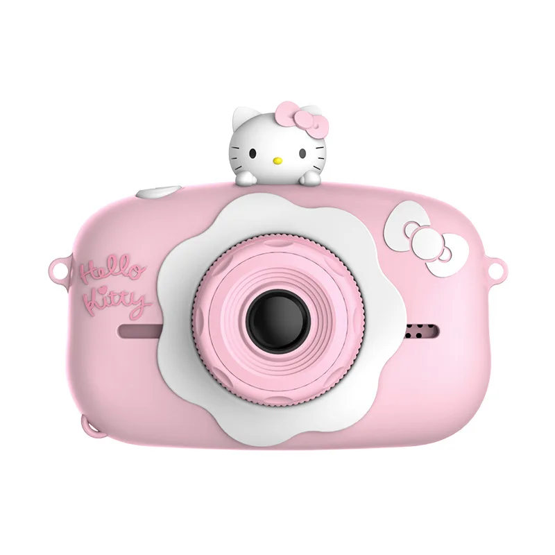 Kawaii Sanrio Hello Kitty Children\'S Camera Take Photos Digital DSLR Camera Birthday Gift Girl Camera Toy