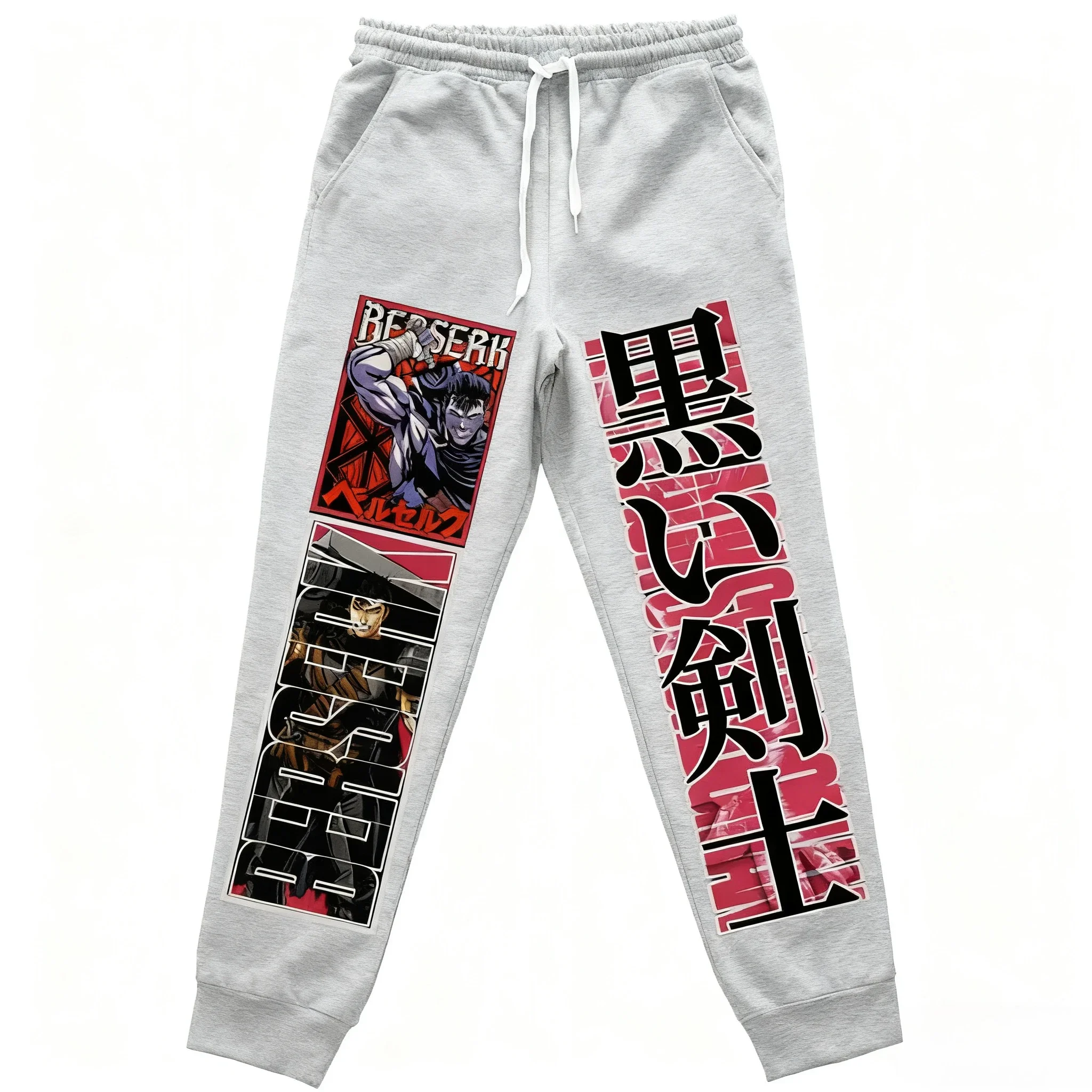 

Новые спортивные штаны в японском стиле аниме для мужчин и женщин, брюки для бега с принтом манги, свободная уличная одежда, повседневные брюки, одежда Y2k