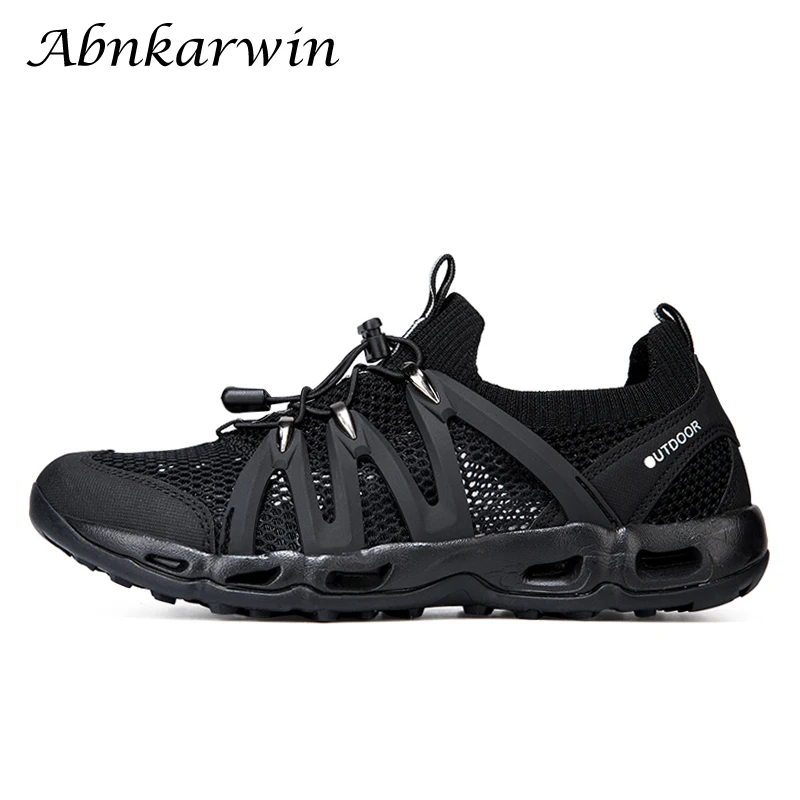 

Summer Mens Breathable Outdoor Mesh Hiking Shoes Men Trekking Sneakers Mountain Shoes Trail Climbing Tracking Treking 35-46