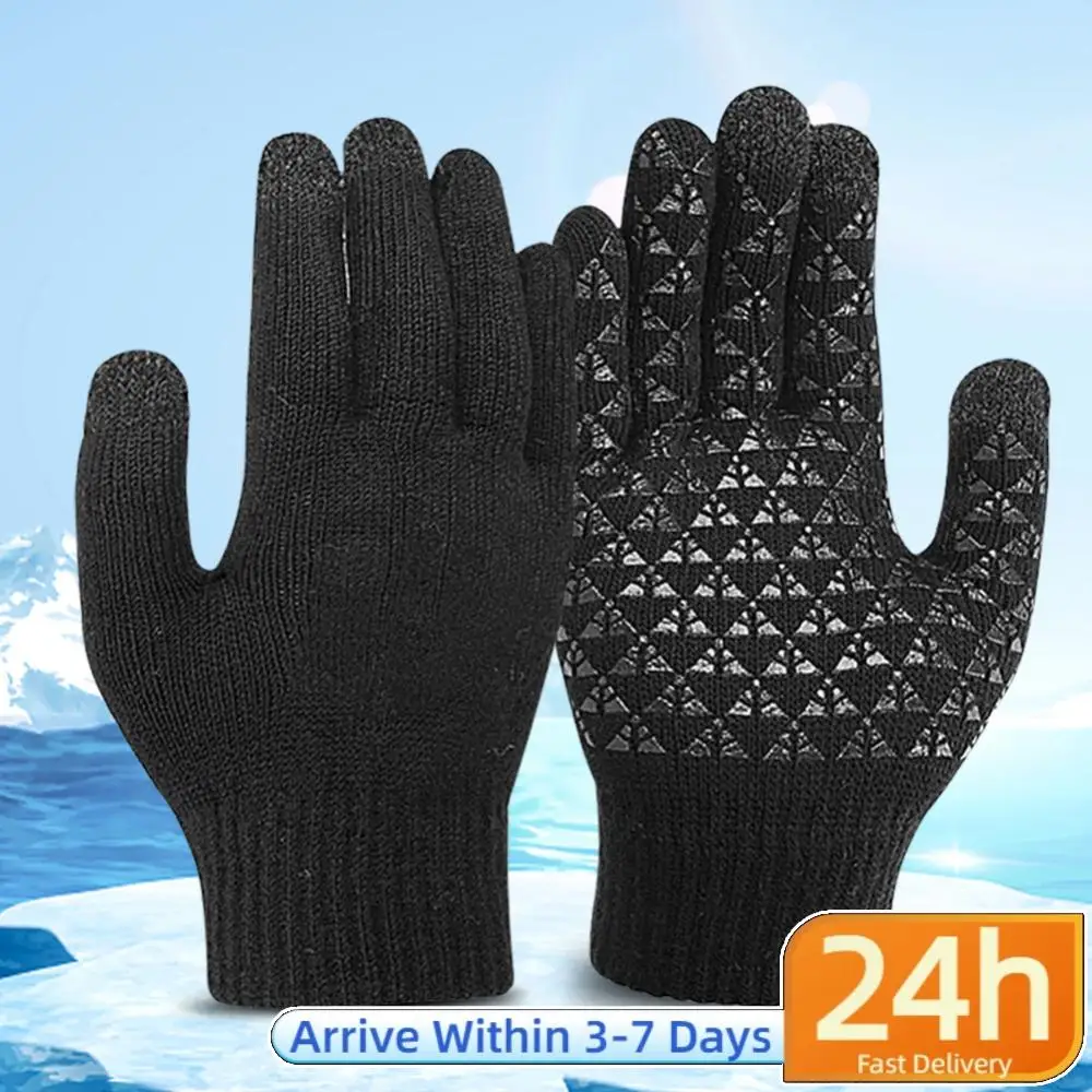 

Winter Snowboard Gloves Touch Screen Motorcycle Bicycle Gloves Full Finger Warmer for Backpacking Mountaineering Riding Camping