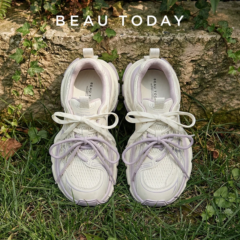 Mesh Trainer Breathable - BEAUTODAY Tênis Chunky Feminino com Design