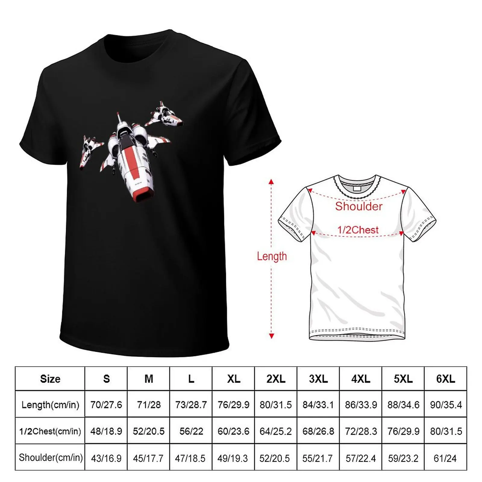 Mk II Viper Squadron T-Shirt Big and Tall Solid Color T-Shirt