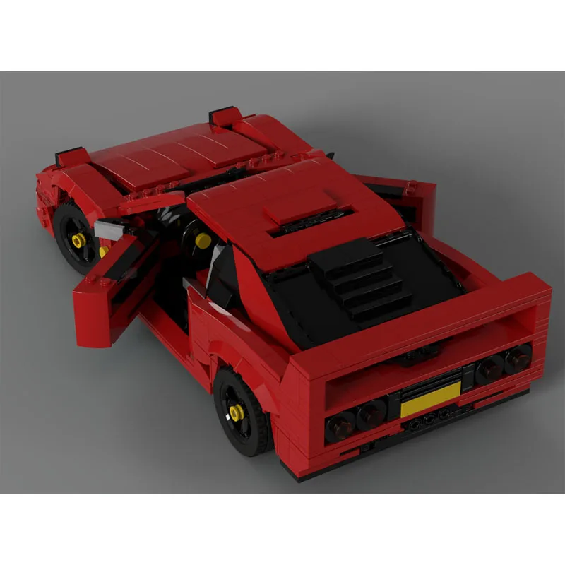 

MOC-121032 Red Iconic F40 Sport Sports Car Racing Blocks Model1006PartsMOC Creative Boys Kids Birthday Building Blocks Toy Gifts
