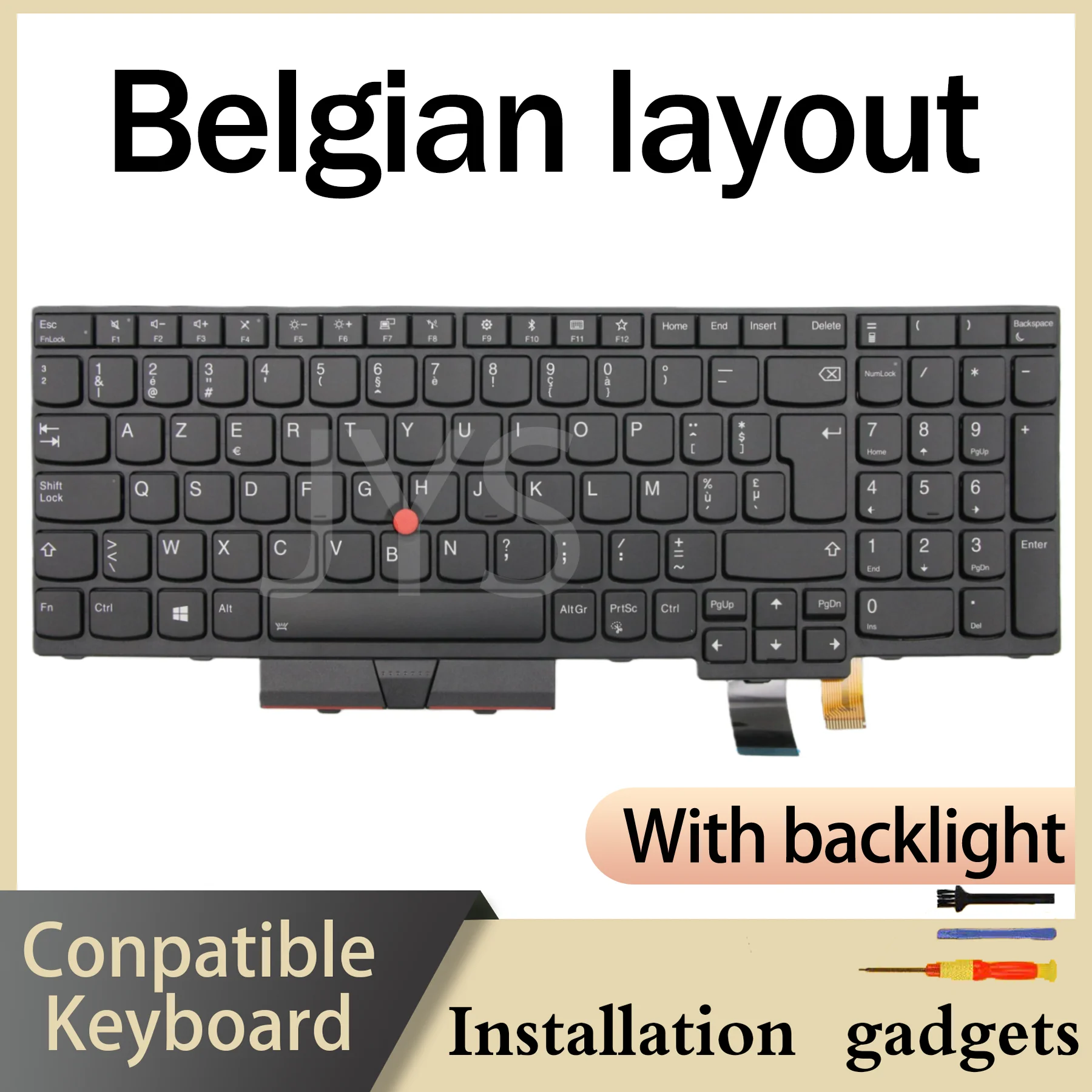 For Lenovo ThinkPad T570/T580/P51S/P52S 01ER582 01ER541 SN20M07934 backlit keyboard BE BG CH CZSK GR HE HU IT KR AR BR layout