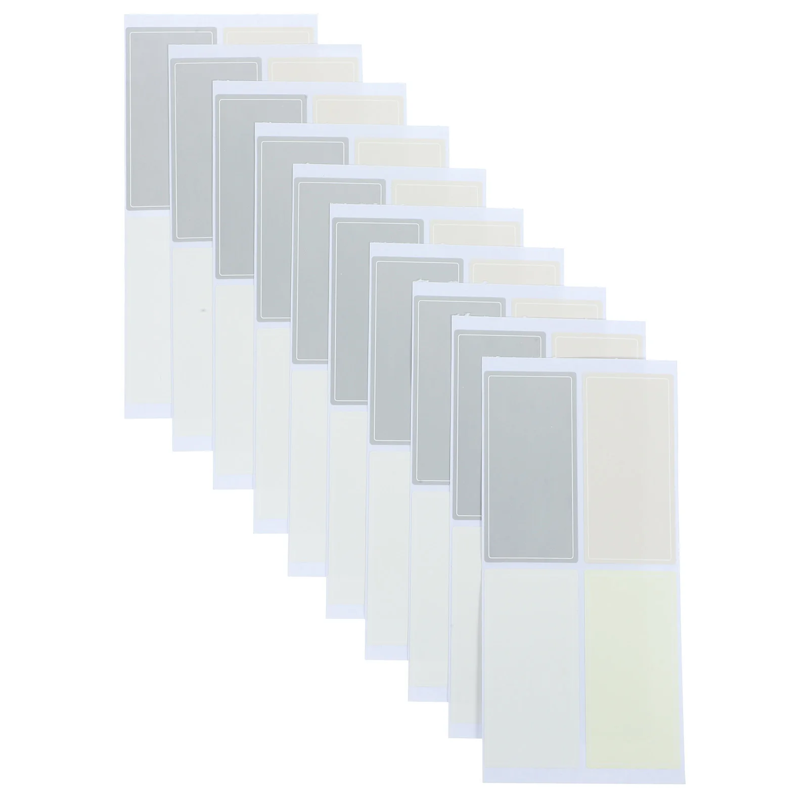 120 قطعة ملصقات للتسمية الملونة علامات فرز سميكة لتنظيم المنزل تسميات اسم فارغة مجموعة ملصقات ذاتية اللصق ل