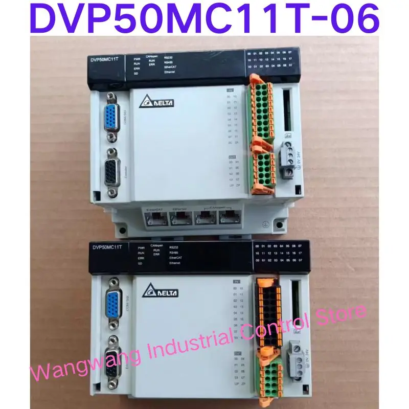 Second-hand test OK , PLC  controller DVP50MC11T-06
