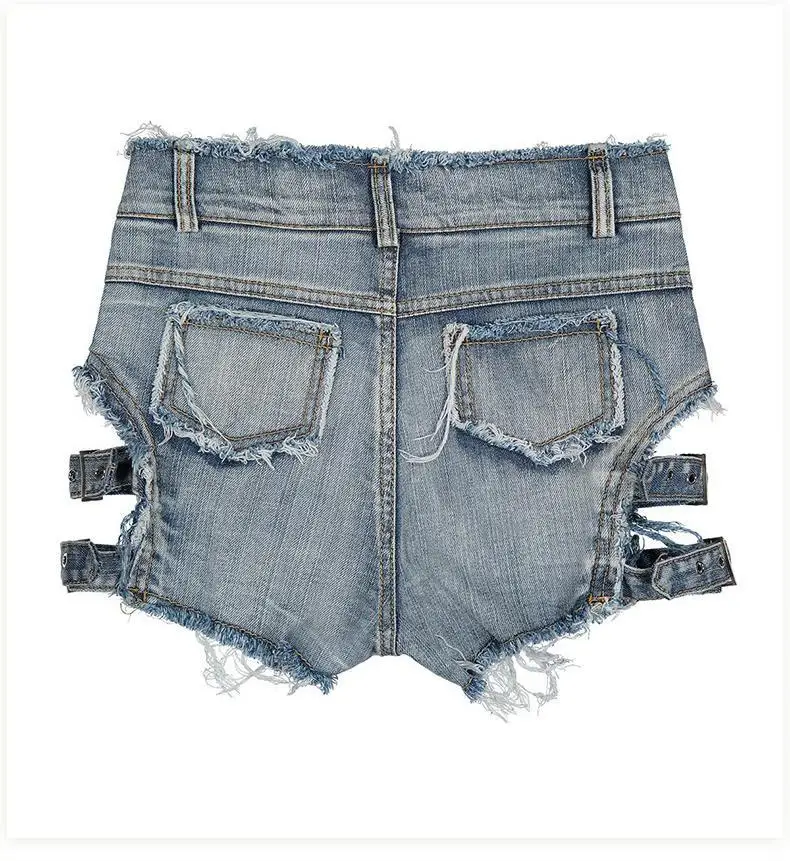 Sexy Y2K Denim Shorts Women  Hollow Out Short Jeans Streetwear Korean Fashion High Waist Slim All Match Short Hot Pants 2025
