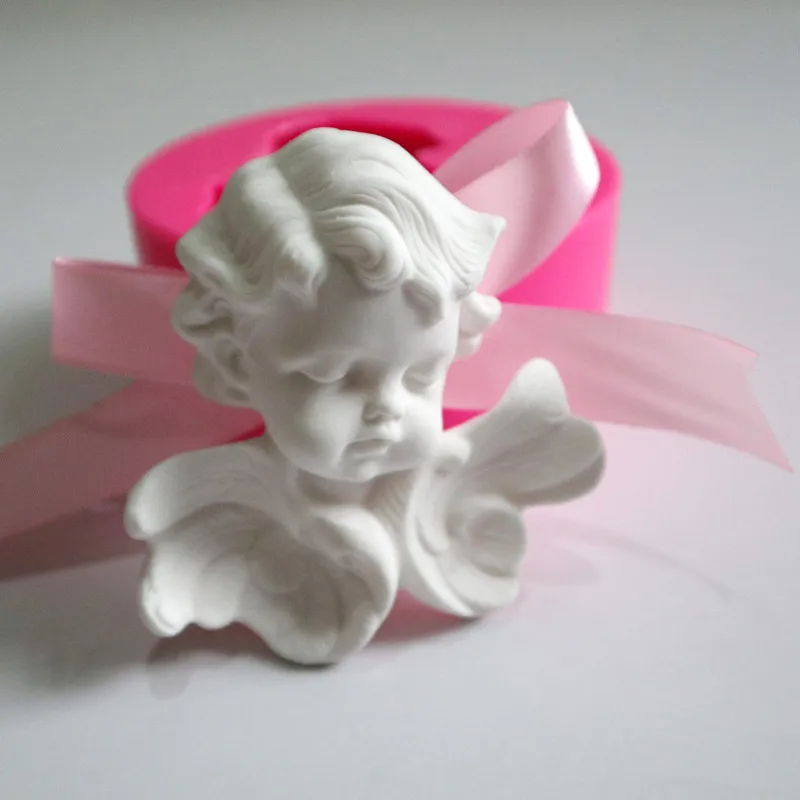 

Diy ароматерапевтический пластырь ангел силиконовая форма ручной работы ангел форма для мыла мыло торт помадка деко формы для рождественских подарков