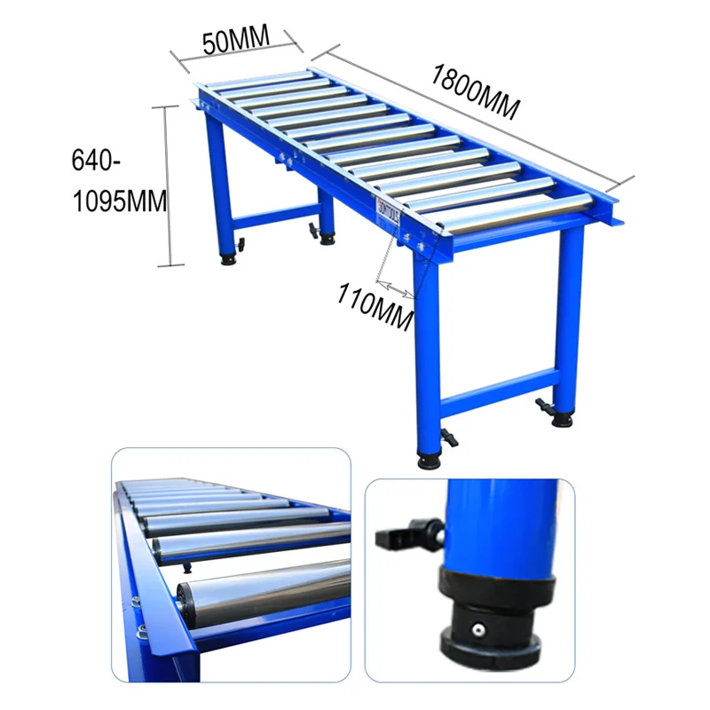Gravity Conveyor Roller  Roller Conveyor Shot Blasting Machine