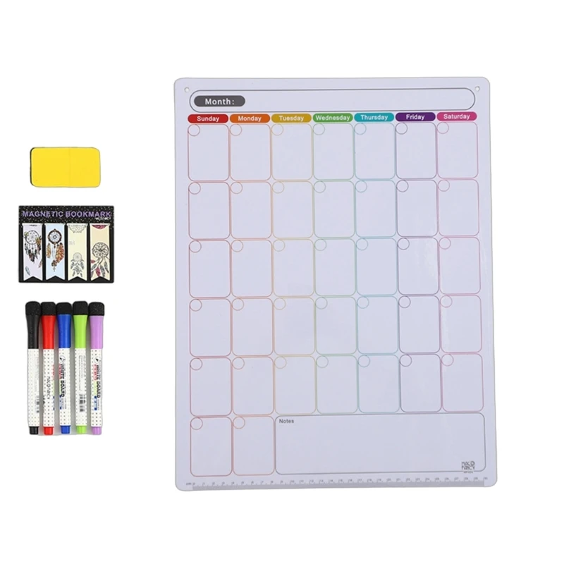 Magnetischer Kalender, Wochenplaner, magnetischer Kalender, Whiteboard, Monatsplaner, Direktversand