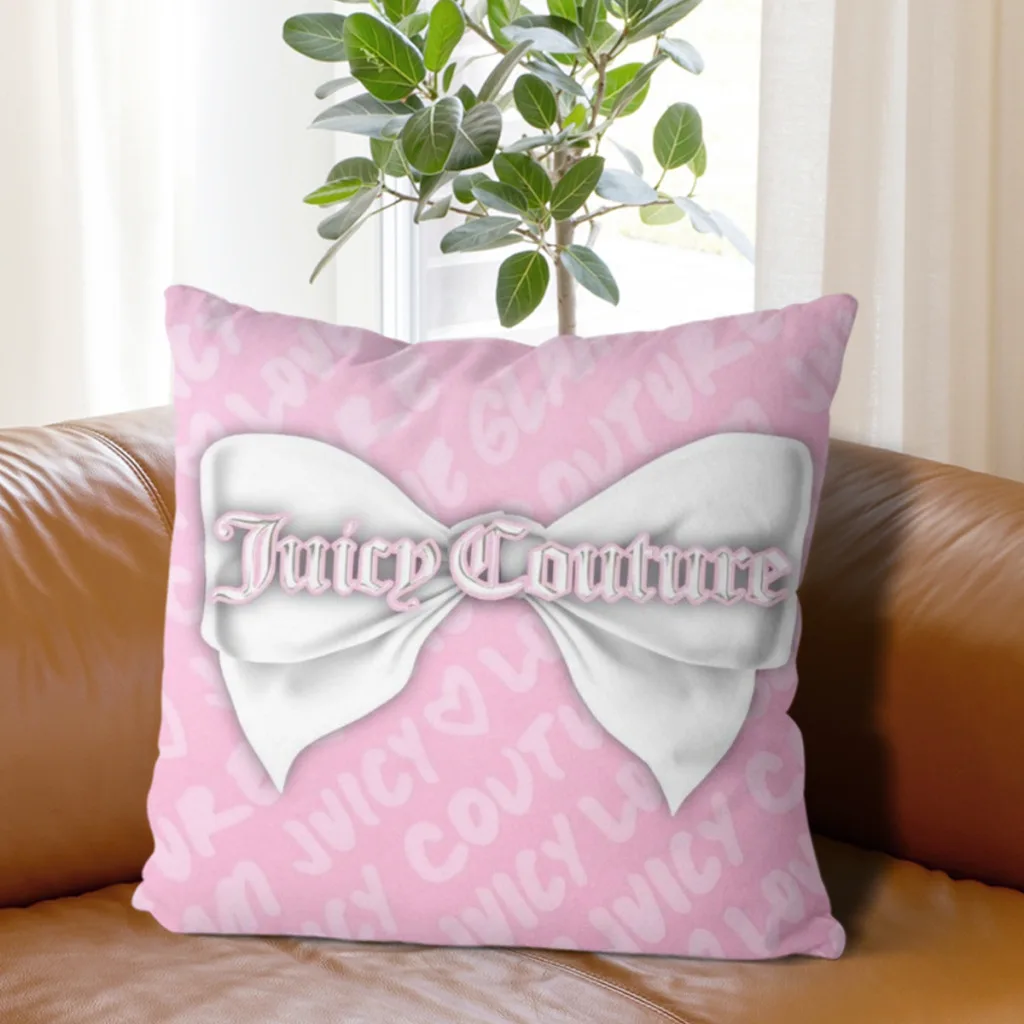 Pink-Fashion-Like-Juicy-Couture-Style Cushion Cover Pillowcase Cushion Pillow Home