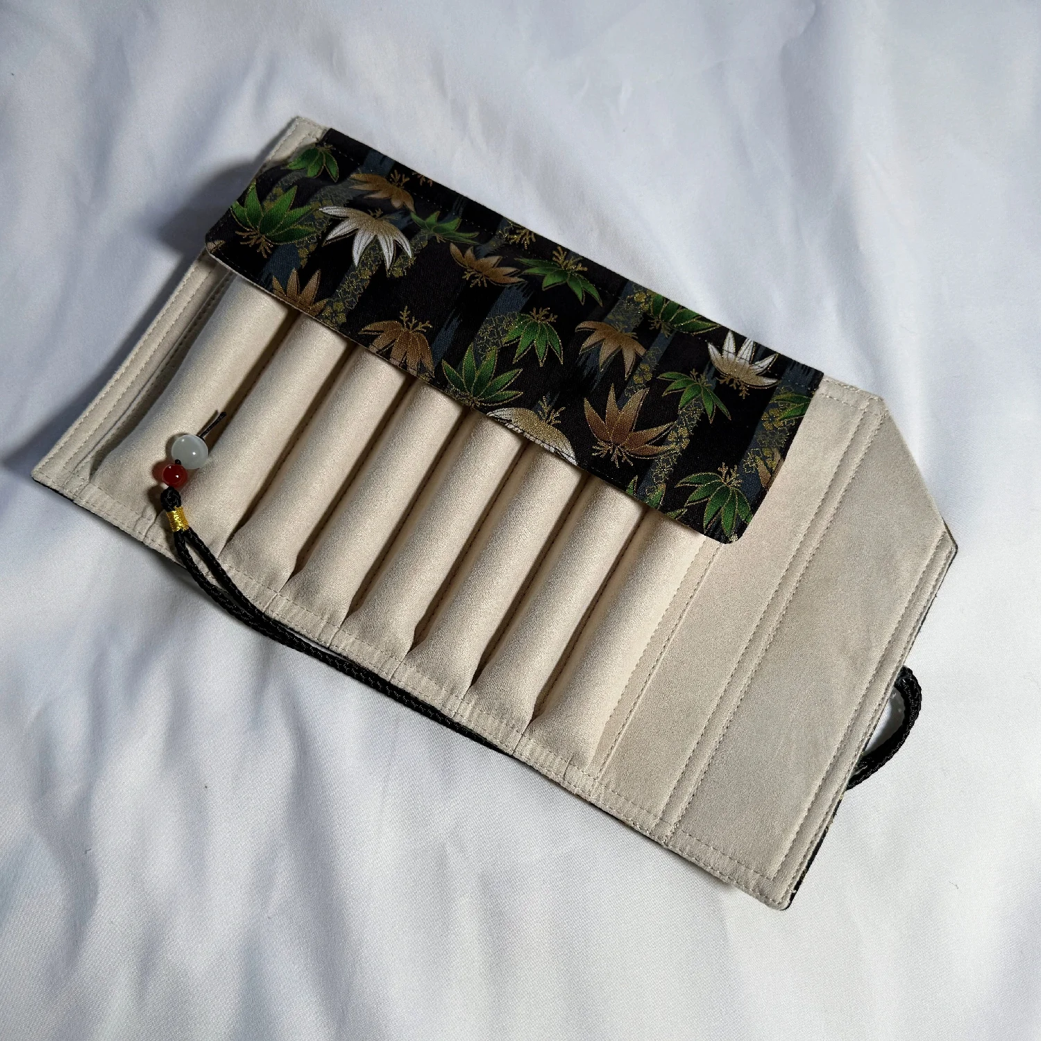 Pen Pouch Roll - 3-hole 5-hole 8-hole Pen Roll; Handmade