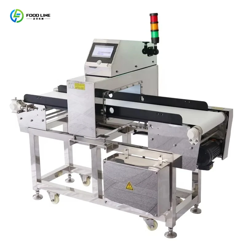 Food Metal Detector Stainless Steel Multi-Frequency Anti-Interference Automatic Rejection for Powder Liquid Granule Sauce Line