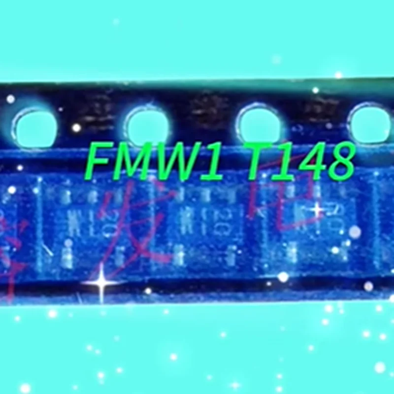 

5pcs to 100pcs FMW1T148 FMW1 SOT23-5 Marking code W1 Emitter common (dual transistors)