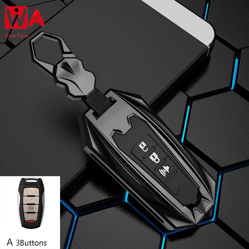 Zinc Alloy Car Key Case Cover Shell Bag For GWM P Series Pickup Great Wall POER Pao Ute Cannon Haval/Hover H6 H7 H4 H9 F5 F7 H2S