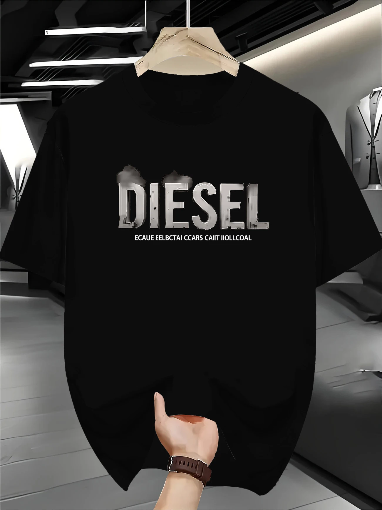 

Лето 202, самая продаваемая мужская дышащая футболка из ледяного шелка с короткими рукавами и футболки высокого качества