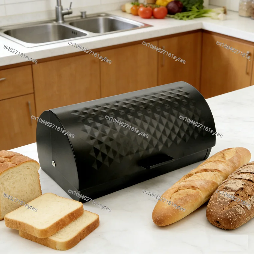Stainless Steel Kitchen Bread Storage Box Airtight Rice Jar Insect Proof Moisture Proof for Snacks Cookware