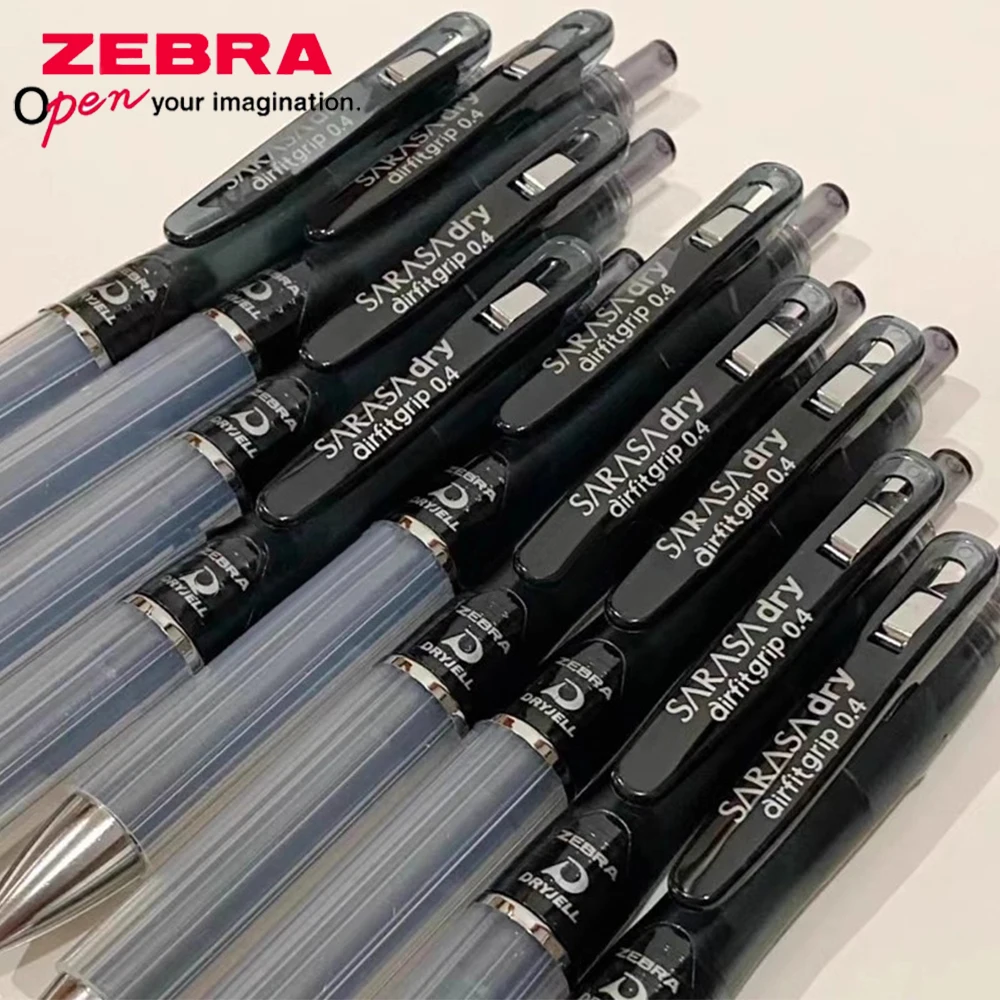 

Japan ZEBRA Gel Pen Quickly Fight Fatigue JJZ49 Press Black Pen Signature Pen 0.4/0.5mm Student School Kawaii Stationery