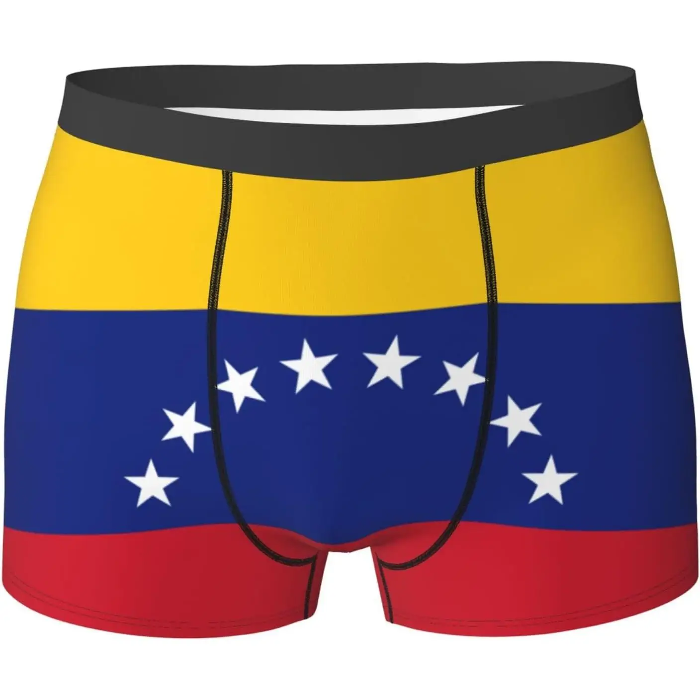 

Flag Print Men's Boxer Briefs Comfortable Underwear Trunks Underwear Men's Underwear with Moisture-Wicking Fabric
