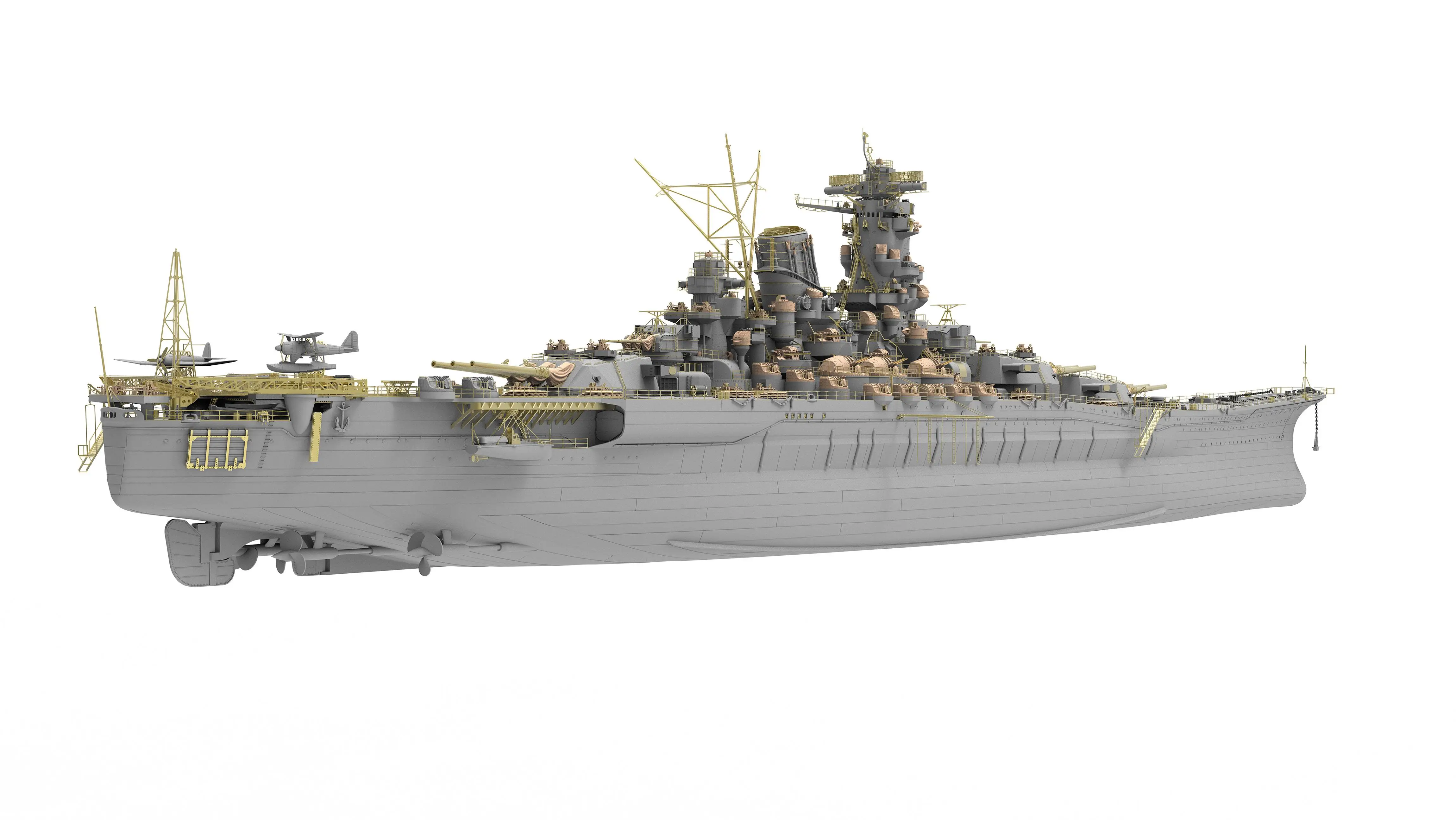 VERYFIRE VF350902 1/350 Scale Japanese Yamato Battleship Luxury Version Plastic Model