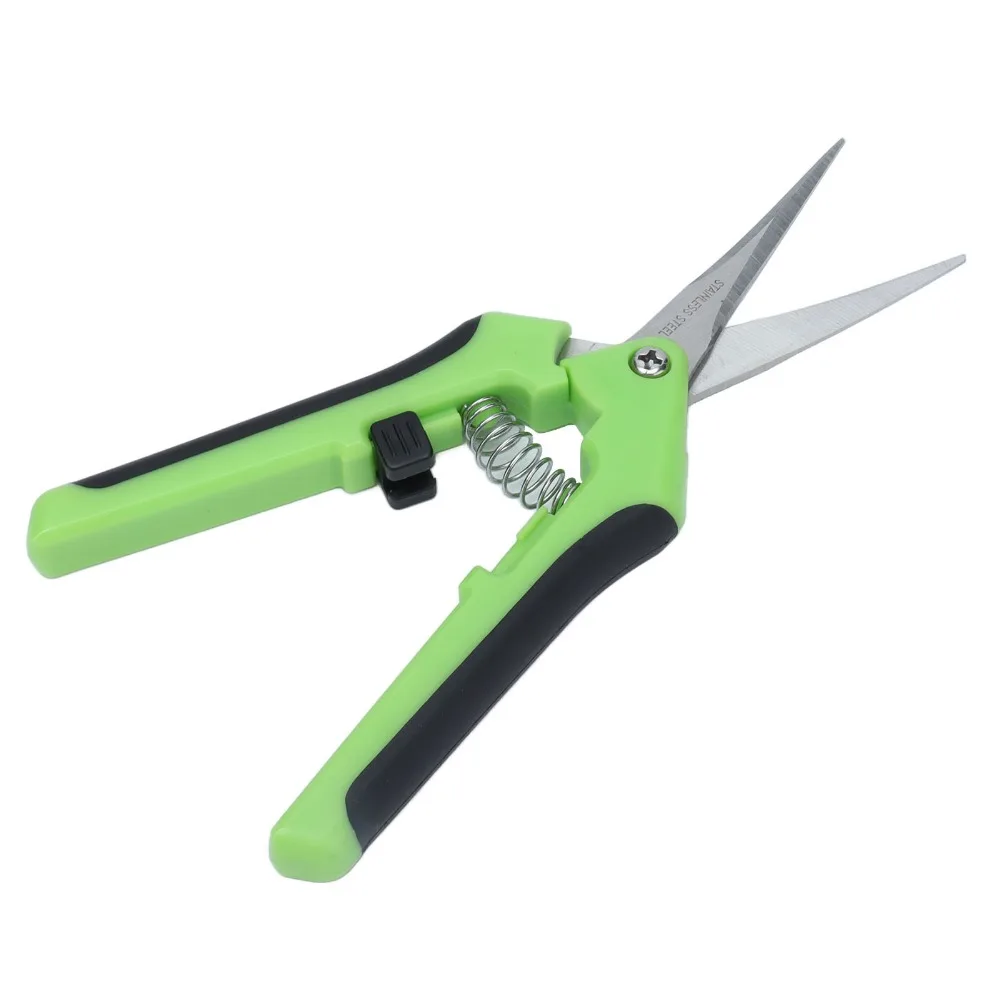 4pcs Spring Load Garden Shears Comfortable Grip Safe Secure Garden Scissors Reduce Fatigue Garden Clippers Home Gardening