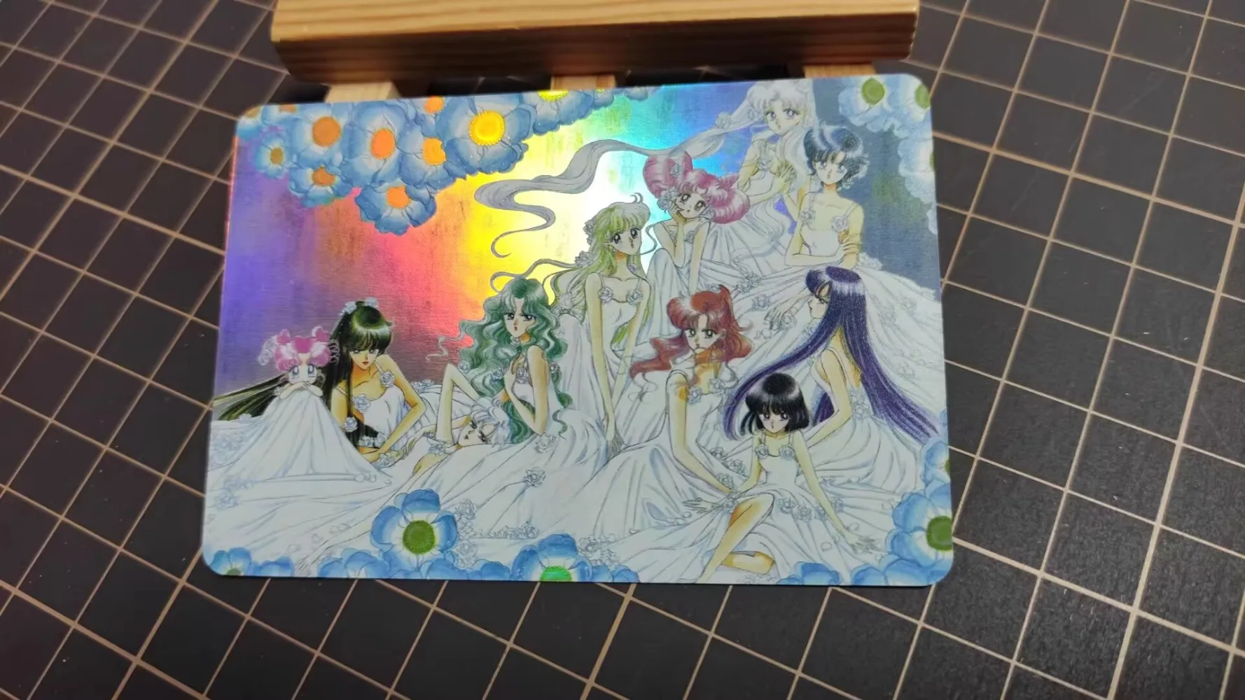Sailor Moon Chibiusa Mizuno Ami ACG Diy Self Control Collect Signature Trading Flash Card Anime Cartoon Originele serie cadeau