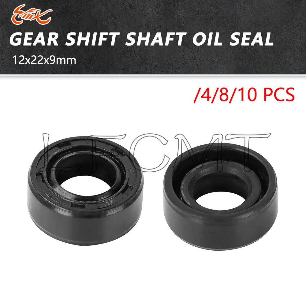 09285-12002 Shift Shifter Oil Seal 12X22X9 Fit for Suzuki DR100 DR125 DR200 DR250 DR350 DR650 DRZ70 GN125 GN250 GN400 GR650 FA50